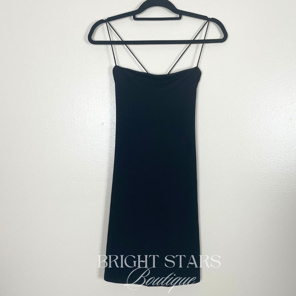 Rare Vintage Black Dress Alt ASO Rachel Green Friends Womens Mini Event Party - Picture 3 of 6